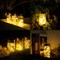 6 Pack 30 Led String Fairy Lights Hanging Solar Lanterns Outdoor Waterproof, Hangers and Jars Included, Outdoor Decor for Christmas, Wedding, Garden, Patio